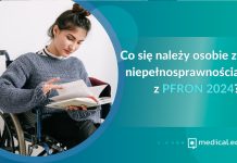 Co się należy osobie z niepełnosprawnością z PFRON 2024?